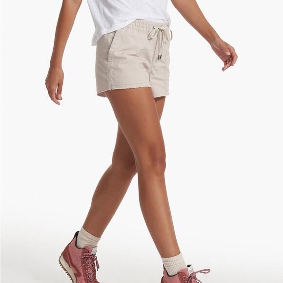 Vuori Women's Vintage Ripstop Drawstring Short Small Gray Outdoors - Picture 12 of 12